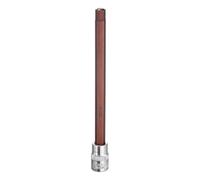 sourcing map 5mm Hex Bit Socket 1/4" Drive SAE S2 Steel Square Drive Socket Extension Impact Bit Socket Ratchet Wrench Accessories for Turns Power Drill Into Nut Driver