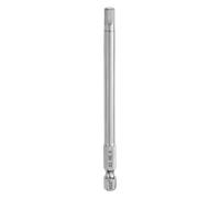 Sourcing Map 5mm Hex Head Wrench Drill Bit, 1/4" Hex Shank, 100mm Long, Magnetic S2 Steel, Industrial Grade Hexagon Flat Tip Drill Bit for Screws