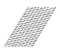 sourcing map 5mmx100mm 304 Stainless Steel Solid Round Rod for DIY Crafts - 9pcs