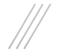 sourcing map 5mmx150mm 304 Stainless Steel Solid Round Rod for DIY Crafts - 3pcs