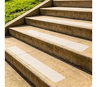 sourcing map 5Pack Clear Stair Treads for Wooden Steps Indoor 10 x 81cm Non-Slip Step Strips Grip Tape Precut PEVA Traction Treads for Dogs Elderly