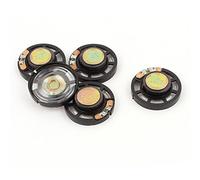 sourcing map 5Pcs 0.25W 8 Ohm Internal Magnet Mini Music Loudspeaker Speaker 29mm