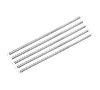 sourcing map 5Pcs 0.8x8x300mm Extended Compression Spring, 304 Stainless Steel Extension Spring Steel Dual Hook Tension Springs for Machinery Construction Industrial, Home Repairs, Silver