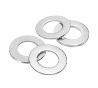 sourcing map 5Pcs 1-3/8" Stainless Steel SAE Flat Washers, 1.53" ID x 2.74" OD x 0.15" Thick Round Metal Washers for Screws Bolts Machinery Repair Accessories, Outdoor Construction