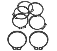 sourcing map 5Pcs 1-5/8" Internal Retaining Ring Circlip, 65 Mn Spring Steel Internal Circlip Snap Rings C-Clips for Grooved Shafts Studs, Black