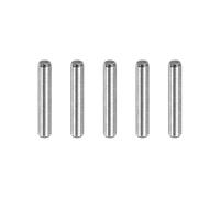 sourcing map 5Pcs 1.5mm x 9mm Dowel Pins, Stainless Steel Cylindrical Shelf Support Pegs Metal Fasten Elements Locating Pin for Bunk Bed Bookshelf Furniture, Silver Tone