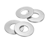 sourcing map 5Pcs 1" Stainless Steel SAE Flat Washers, 1.09" ID x 2.49" OD x 0.14" Thick Round Metal Washers for Screws Bolts Machinery Repair Accessories, Outdoor Construction