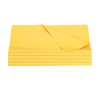 sourcing map 5pcs 10"x10" Large Microfiber Guitar Polishing Cleaning Cloths Soft Thick Cymbal Cleaner Yellow for Violin Piano Trumpet Flute Ukulele Musical Instruments