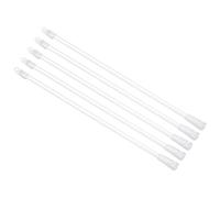 sourcing map 5Pcs 12" Blinds Wand Replacement, Acrylic Blinds Tilt Wand with Hook and Grip, Vertical Blind Rod Stick for Window Curtain Opener Accessory, Clear