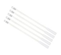 sourcing map 5Pcs 12" Blinds Wand Replacement, PVC Blinds Tilt Wand with Hook and Grip, Vertical Blinds Rod Stick for Window Curtain Opener Accessory, White