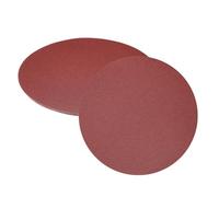 sourcing map 5pcs 12-Inch PSA Sanding Discs, 100 Grits Aluminum Oxide Self Adhesive Stick Back Sandpapers, No-Hole Round Wet/Dry Sander Papers, Sand Auto Car Paint, Wood, Metal