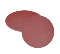 sourcing map 5pcs 12-Inch Sanding Discs, 60 Grits Aluminum Oxide Hook and Loop Stick Back Sandpapers, No-Hole Round Wet/Dry Sander Papers, Sand Auto Car Paint, Wood, Metal