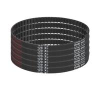 sourcing map 5pcs 120XL 037 Timing Belt 60 Teeth Rubber Geared Cogged Belt, 0.37" Width, 0.20" Pitch Mechanical Replacement Belts