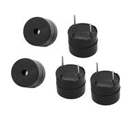 sourcing map 5pcs 12x9mm 5v 30-40dB Industrial Active Electronic Alarm Buzzer