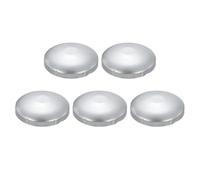 sourcing map 5Pcs 167 mm Chain Link Fence Post Cap, Dome External Post Caps Galvanized Round End Cap Fit 167 mm OD Pipe for Outdoor Chain Link Fence Parts