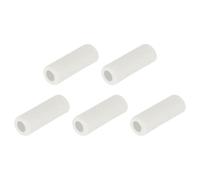 sourcing map 5pcs 1mm Dia Ceramic Tube Insulated Electronic Wire Bundle Heat Insulation Protection Single Bore,3mm x 10mm