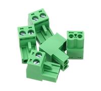 sourcing map 5PCS 2-Pin PCB Mount Screw Terminal Block Connectors 5.08mm/0.2inch Pitch Circuit Board Connectors for Home Appliances, Industrial Projects