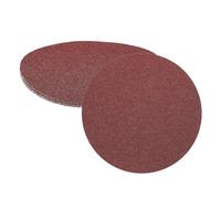 sourcing map 5pcs 200mm PSA Sanding Discs, 40 Grits Aluminum Oxide Self Adhesive Stick Back Sandpapers, No-Hole Round Wet/Dry Sander Papers, Sand Auto Car Paint, Wood, Metal