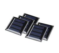 sourcing map 5Pcs 2V 40mA Poly Mini Solar Cell Panel Module DIY for Light Toys Charger 40mm x 40mm