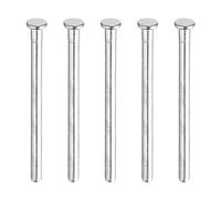 sourcing map 5pcs 3.5 Inch Door Hinge Pins, Removable Brushed Door Hinge Interior Hinge Security Pins for Wood Residential Door Replacement, Silver
