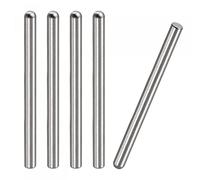 Sourcing Map 5pcs 304 Stainless Steel Dowel Pins - 5x80mm Round Head Flat Chamfered End Bunk Bed Pins Shelf Pegs Support Shelves Fasten Elements
