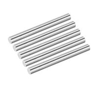 sourcing map 5Pcs 304 Stainless Steel Rods, 9mm x 102mm Metal Solid Shaft Round Rod Lathe Bar Stock for Model Plane Cars Ship DIY Craft Metal Working