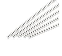 sourcing map 5Pcs 304 Stainless Steel Round Rods Bar, 5mm x 356mm for Various Shaft DIY Craft Model Car Plane Ship