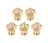 sourcing map 5pcs 3D Printer Nozzle,Brass Nozzle 0.2mm,Extruder Print Head for Filament 1.75mm M7 3D Printer