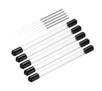 sourcing map 5Pcs 3D Printer Nozzle Cleaning Kit Precision 0.35mm Stainless Steel Cleaner Needle for 3D Printer Clog Removal, Maintenance