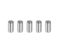 sourcing map 5Pcs 3mm x 6mm Dowel Pins, Stainless Steel Cylindrical Shelf Support Pegs Metal Fasten Elements Locating Pin for Bunk Bed Bookshelf Furniture, Silver Tone