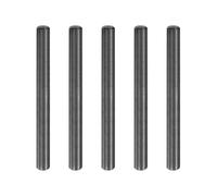 sourcing map 5Pcs 5mm x 55mm Dowel Pins, 304 Stainless Steel Cylindrical Shelf Support Pegs Chamfered End Pin Rod Fasten Elements Metal Shelf Pegs, Black