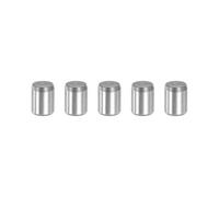 sourcing map 5Pcs 5mm x 6mm Dowel Pins, Stainless Steel Cylindrical Shelf Support Pegs Metal Fasten Elements Locating Pin for Bunk Bed Bookshelf Furniture, Silver Tone