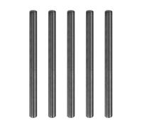 sourcing map 5Pcs 5mm x 70mm Dowel Pins, 304 Stainless Steel Cylindrical Shelf Support Pegs Chamfered End Pin Rod Fasten Elements Metal Shelf Pegs, Black