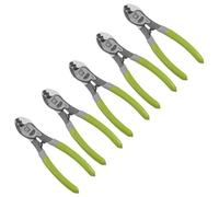 sourcing map 5pcs 6-Inch Cable Cutter Industrial Strength High Leverage Electrical Wire Cutters for Aluminum, Copper, Wire, Communications Cable