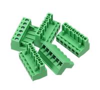sourcing map 5PCS 6-Pin PCB Mount Screw Terminal Block Connectors 5.08mm/0.2inch Pitch Circuit Board Connectors for Home Appliances, Industrial Projects