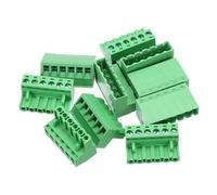 sourcing map 5PCS 6-Pin PCB Mount Screw Terminal Block Connectors 5.08mm/0.2inch Pitch Circuit Board Connectors for Home Appliances, Industrial Project