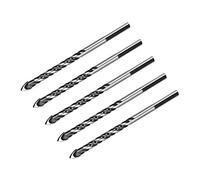 sourcing map 5pcs 6mm Triangle Tip Drill Bit for Drilling in Ceramic, Glass, Tile, Concrete, Brick, Wood and Marble