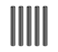 sourcing map 5Pcs 6mm x 50mm Dowel Pins, 304 Stainless Steel Cylindrical Shelf Support Pegs Chamfered End Pin Rod Fasten Elements Metal Shelf Pegs, Black