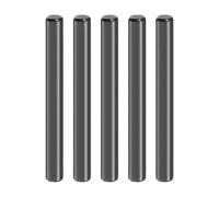 sourcing map 5Pcs 6mm x 55mm Dowel Pins, 304 Stainless Steel Cylindrical Shelf Support Pegs Chamfered End Pin Rod Fasten Elements Metal Shelf Pegs, Black