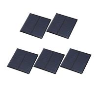 sourcing map 5Pcs 6V 0.75W 150mA Mini Solar Panels, Small Solar Photovoltaic Power Cells Charge DIY Electric Toy Materials Kits