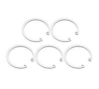 sourcing map 5Pcs 70mm Internal Retaining Ring Circlip, 304 Stainless Steel Internal Circlip Snap Rings C-Clips for Grooved Shafts Studs, Silver Tone