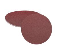 sourcing map 5pcs 8-Inch PSA Sanding Discs, 60 Grits Aluminum Oxide Self Adhesive Stick Back Sandpapers, No-Hole Round Wet/Dry Sander Papers, Sand Auto Car Paint, Wood, Metal