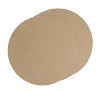 sourcing map 5pcs 8 Inch Wood Circles for Crafts, 0.12 Inch Thick Unfinished Blank Wooden Rounds Slice Wooden Cutouts for Wall Hangers, Door Hangers, Sign, Painting, Christmas Decor