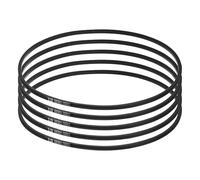 sourcing map 5Pcs A48 Wrapped Rubber Belt, A-Section V Belt 50" Outside Circumference x 0.51" Width x 0.32" Thick, Industrial Power Transmission Belt
