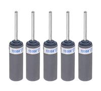 sourcing map 5pcs Abrasive Sandpaper Rolls 1500 Grit 2.35mm Shank Sanding Drums Sleeves Cylinder Grinding Head for Woodworking Glass Metal Polishing