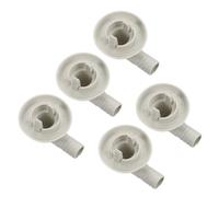 sourcing map 5Pcs Air Conditioner Drain Hose Connector Elbow Fitting with Rubber Ring for Mini-Split Units and Window AC Unit 25mm, White