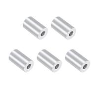 sourcing map 5Pcs Aluminum Spacers, 3/4" OD x 5/16" ID x 1-1/4"L Screw Standoff Brushed Finish Unthreaded Metal Round Spacer, Unthreaded Standoff Bushing for M8 Screw Bolts