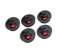 sourcing map 5Pcs Audio Speaker Spring Clip Binding Post Dual Terminal Connector
