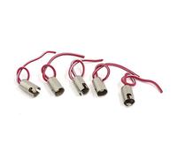 sourcing map 5pcs BA9S LED Bulb Socket Extension Holder Wire Harness | for Car, Universal Bulb Socket, Car Light Socket, Pigtail Connector, Plug and Play Socket