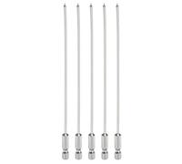 sourcing map 5pcs Ball End Hex Screwdriver Bit H1.5 (1.5mm) Head 1/4" Hex Shank 150mm (6") Long Magnetic S2 Steel Metric Screw Driver Drill Bit Wrench Socket Power Tool